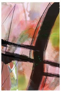 Dynamische abstracte penseelstreken door cartissi