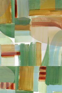 Aardse abstracte blokken door cartissi