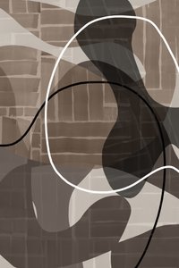 Aardse abstracte rondingen door cartissi