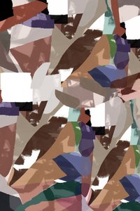 Aardse abstracte vormen door cartissi