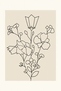 Elegante bloemmotieven door cartissi