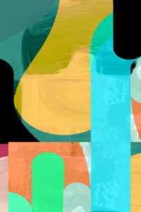 Vloeiend abstract ontwerp door cartissi