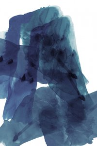 Vloeibaar blauw abstract door cartissi