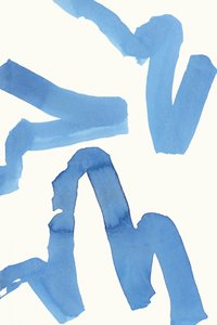Vloeibaar blauw abstract