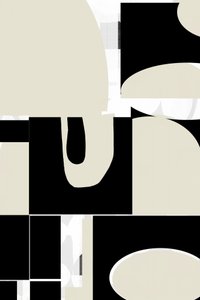 Vloeiende geometrische abstractie door cartissi