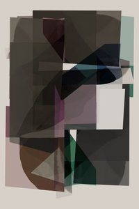 Gelaagde abstracte vormen