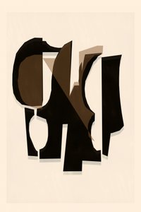 Gelaagde abstracte vormen
