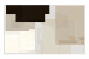 Gelaagde geometrische abstracte kunst door cartissi