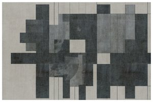 Gelaagde grijze abstracte afbeelding door cartissi