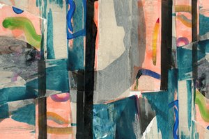 Moderne abstracte collage door cartissi