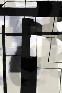 Monochrome abstracte vormen door cartissi