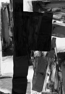 Monochrome abstracte lagen door cartissi