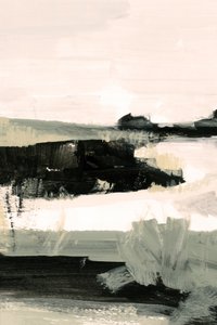 Ingetogen abstract landschap door cartissi