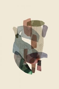 Ingetogen abstracte vormen door cartissi