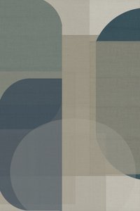 Ingetogen geometrische vormen
