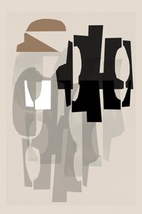 Organische abstracte lagen door cartissi