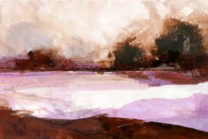 Purple Haze-landschap door cartissi