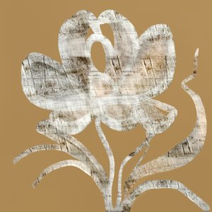 Rustieke houten bloem door cartissi