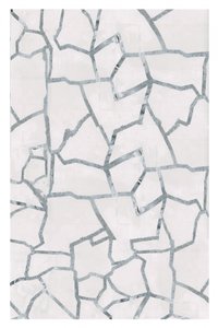 Zilveren geometrische fragmenten door cartissi