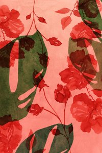 Tropische bloemenmix