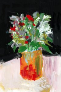 Levendige abstracte bloemen
