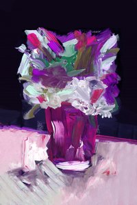 Levendige abstracte bloemen door cartissi
