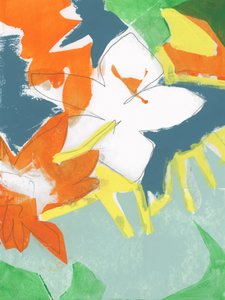 Levendige abstracte bloemen