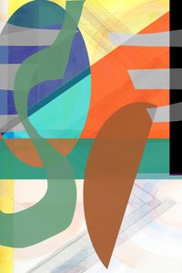 Levendige abstracte vormen