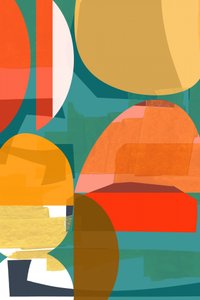 Levendige abstracte vormen