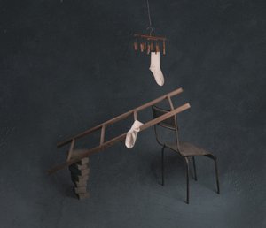 Sokken en ladder door chenyi wang