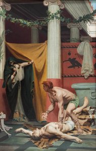 De dood van keizer Commodus door Kosma Sergejewitsch Petrow Wodkin