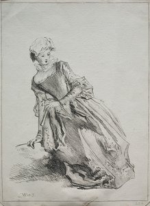 Zittende Vrouw