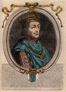 Portret van Karel VII (1403-1461) Koning van Frankrijk door de Larmessin