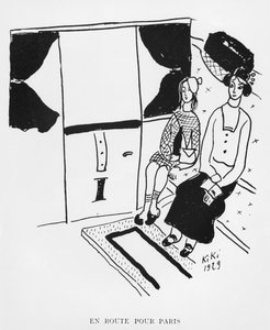 Op weg naar Parijs, illustratie uit 