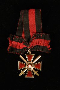 Lint en insigne van de Orde van Sint Vladimir, Vierde klasse, 19e eeuw