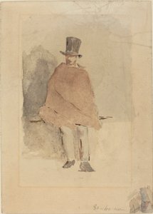 De man met de hoge hoed door Édouard Manet
