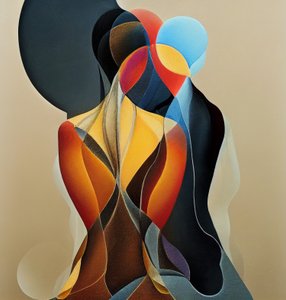 Hedendaagse abstracte figuratieve kunst