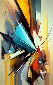 Veelkleurige Abstracte Cirkels op Canvas
