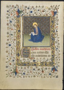 Blad uit een getijdenboek: Sint Mattheüs