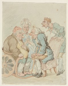 Dokter door imitator of Thomas Rowlandson