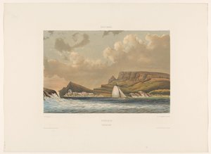 Caracasbaai (Curaçao. Caraccas Baai) door jonkheer Jacob Eduard van Heemskerck