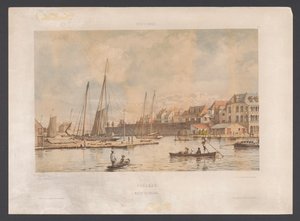 Waaigat en stadswal van Willemstad