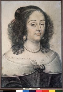 Portret van een vrouw door or Dumoustier Daniel Dumonstier