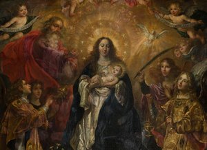 Parochiekerk (Sint-Walburgakerk). Schilderij. Nicolas De Liemaeckere