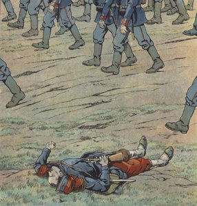Frankrijk binnengevallen door de Pruisen