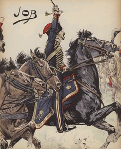Franse cavalerist van de Napoleontische oorlogen