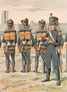 Franse troepen door de tijden heen: Voetartillerie (1812) door pseudonym for Onfray de Breville Jacques Job