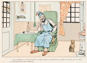 Jacques Marie Gaston Onfroy de Breville, bekend als JOB (1858-1931) - Half Balance Writing Memories, Privécollectie