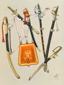 Outfit van Franse troepen in alle tijden: wapens van troepen, Groep 1, Privécollectie