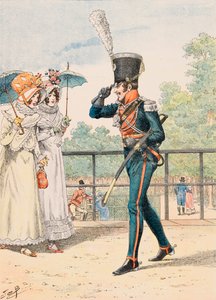 Outfit van Franse troepen te allen tijde: Jager van de Hertog van Berry